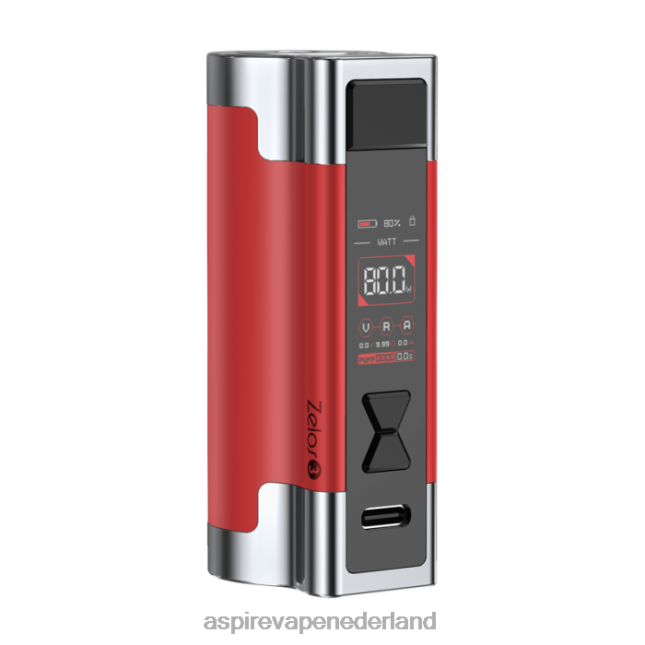 Aspire vape Amsterdam - Aspire Zelos 3 mod H0BP196 rood