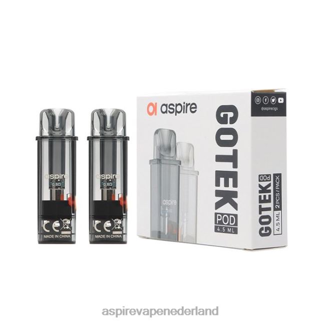 Aspire vape Nederland - Aspire gotek pod (hergevulde editie 4,5 ml) compatibel met gotek x en gotek s H0BP232