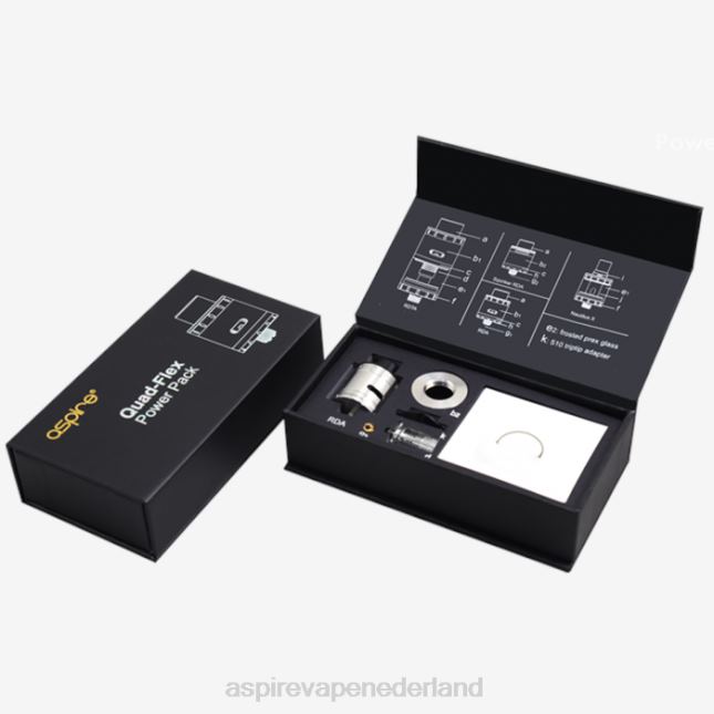 Aspire vape Nederland - Aspire Quad-Flex Power Pack H0BP192 zwart